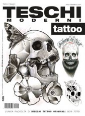 56. Modern skull tattoo    0729IT